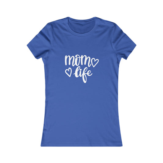 MOM LIFE TEE with Nutrition Facts