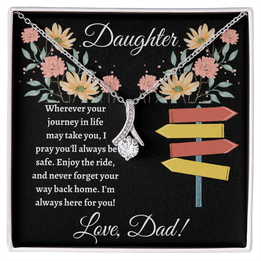 Dad Reminding Daughter of Love Gift MESSAGE CARD