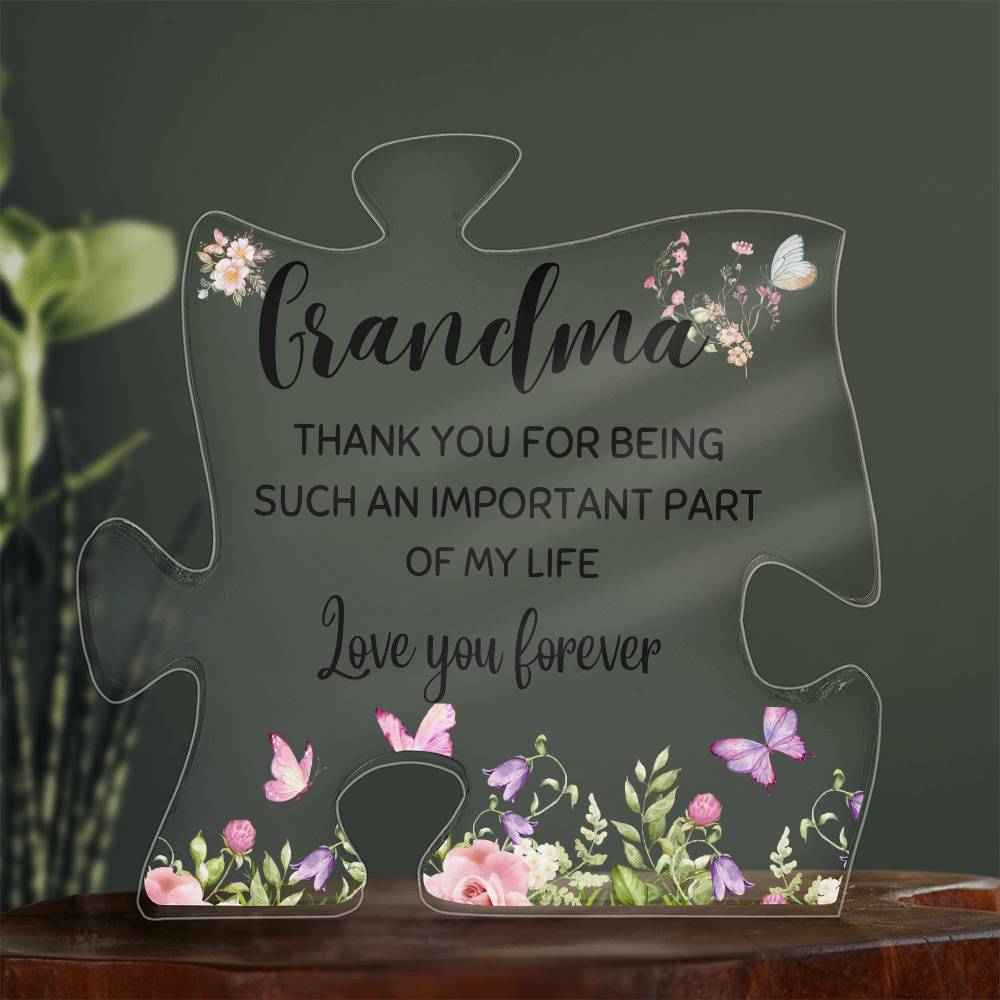 Grandma I Love You Acryllic